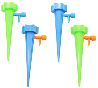 Riego del césped de rociadores Planta de pinchos Waterers Con ajustable dispositivo de válvula automática Auto-regar el jardín del hogar de riego por goteo Herramientas 50 Pcs (Color : Green)