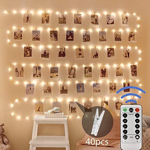 Oreunik Smart App Control Lights,33FT 100LED RGB Fairy Lights for Bedroom,DIY Color&Music Sync String Lights for Bedroom Hanging Fairy Lights,Party,Wedding,Birthday,Christmas Decoration