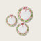 Maison Tortorà - Set 18 Piatti Natalizi in Porcellana, Decoro Ribbon | Esclusivo Decoro Arca Idea Regalo Natalizia Natale