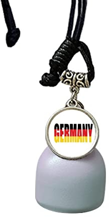 comp Deutschland Länderflagge Name Windspiel Glocke Auto Anhänger