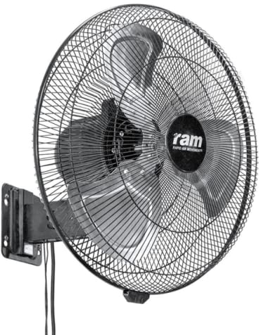 RAM Wandventilator schwer 450mm 100W oszillierend 3 Stufen Grow