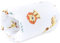 Stillkissen klein Breastfeeding und Nursing Pillow für unterwegs 20 cm - Stillmuff Armkissen und Lagerungskissen Baby Arm Still Kissen aus weicher Baumwolle Safari Weiß