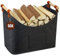 Borsa In Feltro per Legna da Ardere, Cesto Portalegna XL per Cesto in Feltro Con Tasca Laterale, Borsa Portalegna per Camino in Feltro, Può Contenere Oggetti per La Casa,Vestiti,Giocattoli(50x42x30cm)
