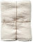 JOWOLLINA Feines Waffelpique Badetuch Saunatuch Leinen Stonewashed (Innocence, 100x160 cm)
