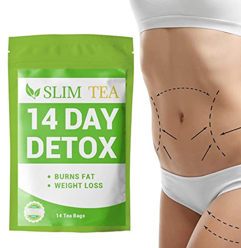 Tè Dimagrante, Pacchetti di tè magro alle erbe biologiche per il supporto dietetico, Disintossicazione delicata e pulizia per la perdita di peso e grasso della pancia Sysdisen