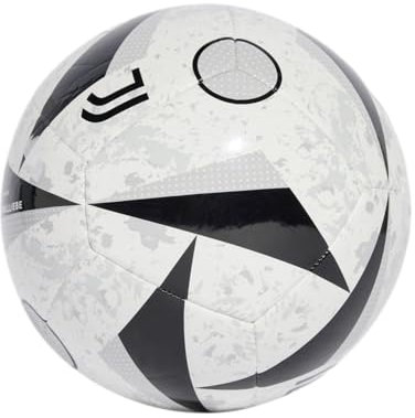 adidas Juventus Home Club Fußball, Unisex, für Erwachsene, Weiß/Schwarz/Grau (Solid Grey), 5
