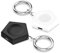 RuenTech Typ C/Micro USB Ladeadapter für Huawei Watch GT4 41mm/GT4 46mm/GT3/GT3 Pro/GT2 Pro Ladegerät, für Huawei Watch 4/4 Pro/3/3 Pro/GT Runner/Ultimate/Buds, mit Schlüsselanhänger (Weiß+Schwarz)