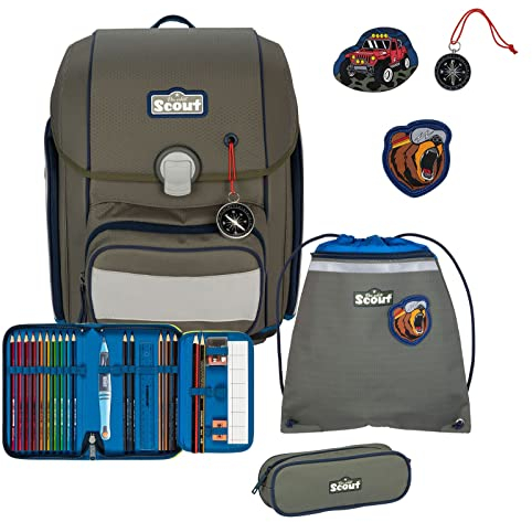 Scout Genius Schulranzen-Set 4-TLG. Adventure 2023