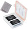 Batmax 2X LP-E12 Battery with Battery Storage Case Compatible with Canon EOS M50 M100 100D EOS M EOS M2 EOS M10 EOS M200 EOS Rebel SL1 Camera Batteries