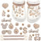 Wondora Schuhanstecker Anstecke Set, PVC Schuh Charms, Kinder Shoe Charms, Perle Schuhanhänger, Diamante Schuh Schmuck für Mädchen, Jungen, Kinder