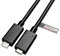 rhinocables - USB C Extension Cable | 10Gbps Data Transfer | 100W Fast Charge | USB 3.2 Male to Female Extender | Durable & Reliable | Versatile Compatibility, Black, 1m