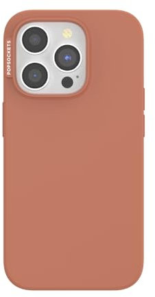 PopSockets iPhone 15 Pro Case Compatible with MagSafe, Phone Case for iPhone 15 Pro, Wireless Charging Compatible, Case Only - Terra-Cotta