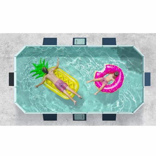 Piscina Plegable, Piscina portátil sin inflado, Piscina portátil de Carcasa de plástico Duro, Piscina Infantil for Patio Trasero (1.6/1.85/2.1/2.6/3/4m) (Size : 4m)