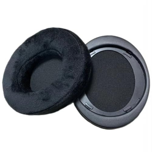 ZLiT Earpads for Philips SHP9500 SHP9600 Headphones,Replacement Headphone Earpads for Philips SHP9500 SHP9600 Headphones Cushion Earmuff (Black Velvet Cloth)