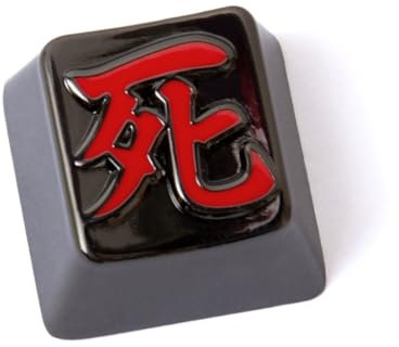 Owslix Japanese Anime Death Keycap for Mechanical Gaming Keyboard Cherry MX Profile, ESC R4 Height- Metal