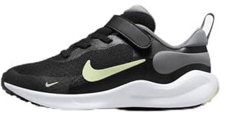 NIKE Revolution 7, Sneaker, Black/Barely Volt/Smoke Grey/W, 31 EU
