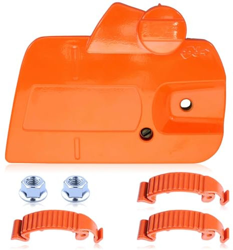 435 Clutch Cover Assembly for Husqvarna 435 Chainsaw Chain Brake Clutch Cover 536329204, Chain Brake Assembly Clutch Side Cover For Husqvarna 435 X-Torq Chainsaw Parts with Snap Clips Bar Nuts