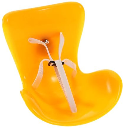 ERINGOGO Puppensicherheitssitz für Puppen Puppenautositz Kindersitz Spielzeug Puppen Sicherheitssitz Puppen Auto Sitz Spielzeug-Babytrage Puppensitz fürs Auto Plastik Orange