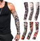 QOCUILC Set de 6 Mangas Tatuaje Falsas, Mangas de Tatuaje Temporales de Nylon Elástico para Hombre y Mujer, Estilo de Verano y Protección Solar