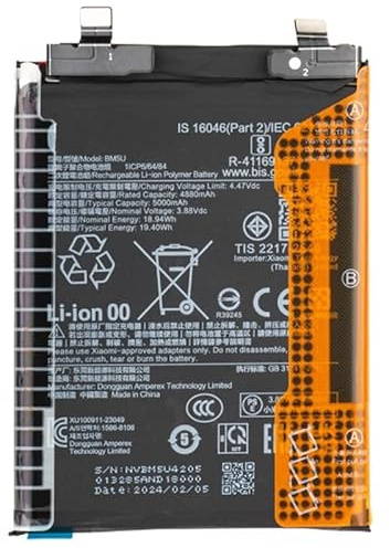 Batteria di ricambio originale Xiaomi Redmi Note 13 Pro 5G Battrie 5100mAh BM5V con strumento di montaggio
