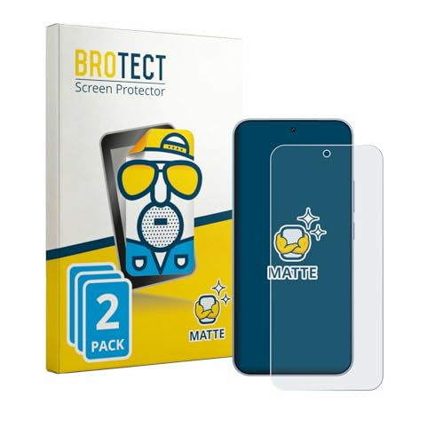 BROTECT Entspiegelungs-Schutzfolie für Vivo T5 Pro (2 Stück) Matte Displayschutz-Folie, Anti-Reflex, Anti-Fingerprint
