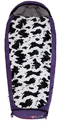 Grüezi+Bag Kinder Schlafsack Mitwachsend Grow Cow RV Rechts, Lila, 34 x 20 x 20 cm