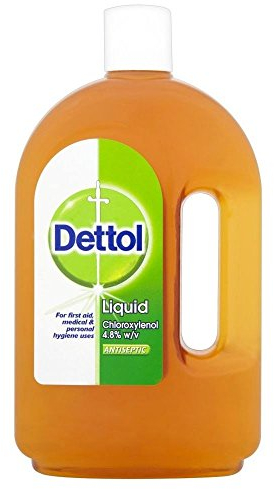 Dettol Antiseptic Liquid, Multipack of 6 X 750ml, Total 4.5L, Cleaning Alcohol, Isopropyl Rubbing Alcohol, Ipa Alcohol, Antibacterial, Disinfectant, Antiseptics and Disinfectants, First Aid