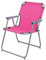 Piccolo Campingstuhl - pink - klassischer Gartenstuhl zum Zusammenklappen - Camping Garten Angel Stand Falt Klapp Stuhl