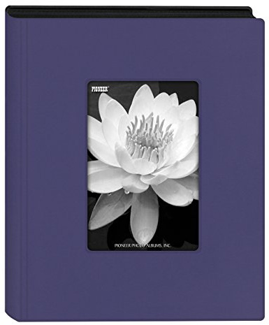 Pioneer Photo Albums KZ-46 Bright Mini Frame Cover Photo Album 24 Pkt 4x6, Blue