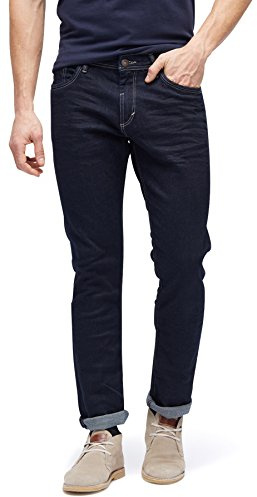 TOM TAILOR Herren Slim Slim Jeans Rinsed 5 Pocket 62550940910, Gr. W38/L34 (Herstellergröße:38), Blau (Rinsed Blue Denim 1100)