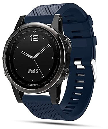 TOPsic Fenix 5S - Cinturino in silicone, 20 mm, cinturino di ricambio per Fenix 5S/Fenix 5S Plus/Fenix 6S/Fenix 6S Pro/Fenix 7S/Fenix 7S Solar/Fenix 7S Sapphire Solar