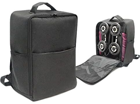 ROMIRUS Kinderwagen Gate Check Reisetasche Rucksack kompatibel mit GB Pockit Air All Terrain/GB Pocket + All-Terrain Kinderwagen, Schwarz, 1 Count (Pack of 1), Kompakt