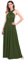 Damen Multiway Langes Abendkleid Hochzeit Brautjungfernkleid Bodenlang Party Cocktailkleid Cabrio Wickelkleid V-Ausschnitt Festkleid Rückenfrei Neckholder Maxikleid Sommer Strandkleid Dunkelgrün L
