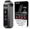 SMOK RPM 40 Vaping Kit,1500mAh Battery, 40W Output, Adjustable Airflow, 2mL Refillable Pod, Compact Pod System, E Cigarette, E Cig, Starter Kit, No Nicotine (Bright Black)