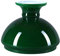 Lampenglas Grün Petroleumlampe Ersatzglas Ø 154mm Leuchtenglas Glasschirm Vestaschirm