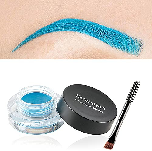 Crème à sourcils, gel à sourcils imperméable longue durée avec pinceau, gel à sourcils teinté naturel et polyvalent qui crée des sourcils naturels pour le maquillage des fêtes de fin d'année