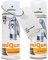 UniQum Autolack + Klarlack 2K Spraydose fürs Auto für FIAT ROSSO FERRARI 886F Autolack Reparatur 2 x 400 ml