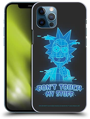 Head Case Designs Officially Licensed Rick And Morty Don't Touch My Stuff Season 5 Graphics Hard Back Case Compatible With Apple iPhone 12 / iPhone 12 Pro