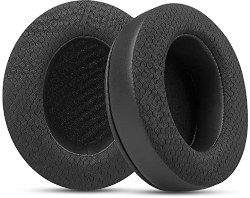 Gvoears Ersatz-Ohrpolster für Audio Technica ATH M50X/M40X/M30, HyperX Cloud/Alpha, Sony MDR-7506 Serie, Steelseries Arctis Ohrpolster, auch passend für Turtle Beach Stealth und mehr