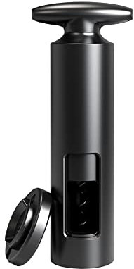 Max Star Sacacorchos Vino Prfoesional Abridor de Vino Manual Sacacorchos Abridor de Botella Negro Fácil de Usar Ideal para Regalo
