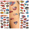 McQueen Car Kinder Temporäre Tattoos McQueen Car Racing Tattoo Stickers Set Party Favor Tattoo Aufkleber (4 Blätter)