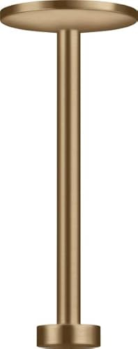 hansgrohe AXOR One Deckenanschluss 300 mm für Duschkopf 280 2 Strahlarten, 48496140, Farbe: Brushed Bronze