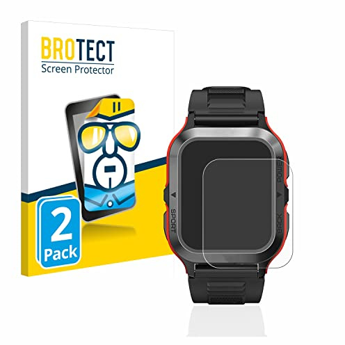 BROTECT Schutzfolie für Kospet Tank M2 | 2 Stück Transparenter Displayschutz Made in Germany Klare Displayschutz-Folie Clear Einfache Montage Case-Friendly