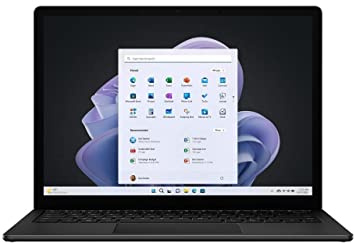 Microsoft Surface Laptop 5 13.5 Touchscreen Notebook - 2256 x 1504 - Intel Core i5 12th Gen i5-1245U - Intel Evo Platform - 8 GB Total RAM - 512 GB SSD - Matte Black