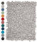 Lashuma Badematte Beige – Grau, weicher Badewannenteppich 50x70 cm