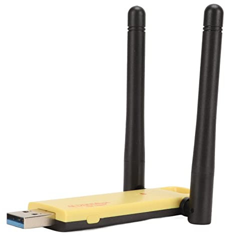 Topiky Adaptador WiFi USB Inalámbrico para PC, Adaptador WiFi USB 1200Mbps 3.0, Adaptador WiFi para PC Portátil, Adaptador Inalámbrico Dongle WiFi de Doble Banda 2.4 5G, Antena de Alta