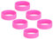 PATIKIL Porte-Anneaux En Silicone Élastique Pour Gobelets De Sublimation 6Pcs Résistant À La Chaleur Pour Envelopper Le Papier De Sublimation Autour Des Gobelets De 20 Oz Rose.