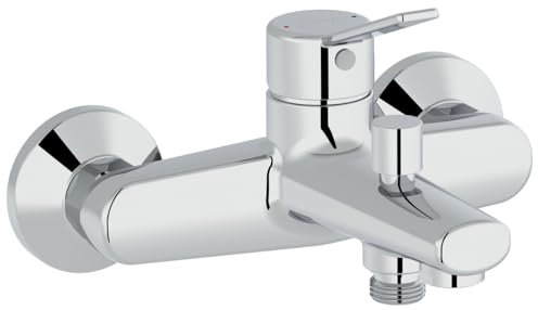 Jacob Delafon - Mitigeur Bain-Douche EO - Mécanique - Économie d’eau - Ergonomique - Installation facile - 16,5x21,4x6,4cm - Finition Chrome - E24160-CP