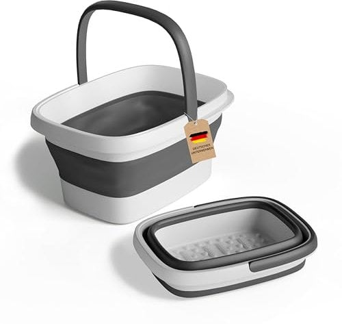 VMbathrooms Oasis de pieds l'original | Bain de pieds de haute qualité & stable | Bain de pieds parfait pour des bains de pieds relaxants | Baignoire pour pieds avec picots de massage