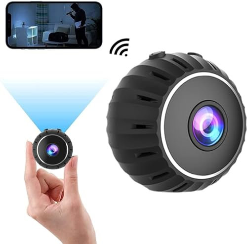 Mini Spy Cameras Hidden 1080P HD Wireless Camera with Night Vision Motion Detection, WiFi Camera Home Security Nanny Surveillance Cam Perfect Video Bady Camera for Indoor and Outdoor